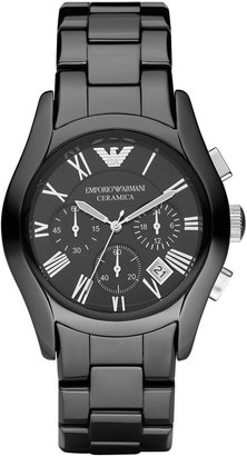 Emporio Armani AR1400 Ceramic Black Mens Bracelet Watch