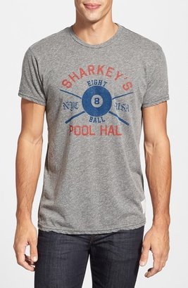 Retro Brand 20436 Retro Brand 'Sharkey's Pool Hall' Slim Fit Graphic T-Shirt