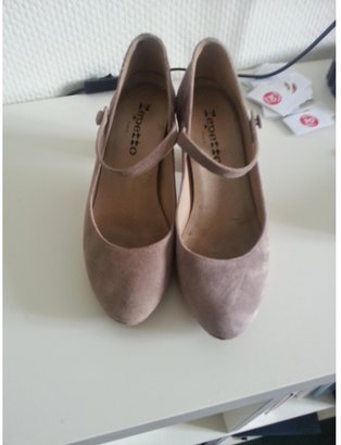 Repetto Beige Leather Heels