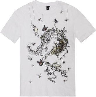 McQ House Of Horrors Print Dropped Shoulder T-shirt