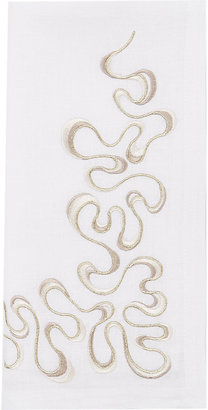Kim Seybert Metallic Swirl Embroidered Napkin