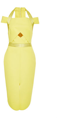 Dion Lee Opacity Dress Yellow