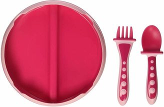 Gerber Graduates My 1st Feeding Set Spoon, Fork and Plate 9m+ Colors Vary