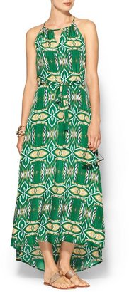 Collective Concepts Floral Maxi Side Tie Dress