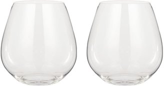 Riedel O stemless pinot noir wine glass set of 2