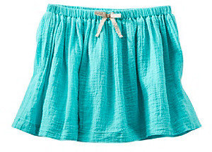Osh Kosh OshKosh BGosh Girls' 2T-6X Seafoam Turquoise Gauze Pull-On Skirt