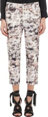 Isabel Marant Abstract Twill Dessie Jeans