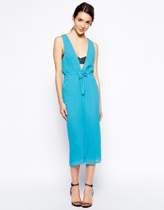 Shae Knitted Tank Dress with Tie Front - Nova