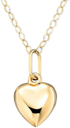 Children's 14k Gold Heart Necklace