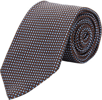 Barneys New York Micro-Check Neck Tie