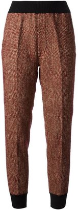 Forte Forte jogging style tweed trousers