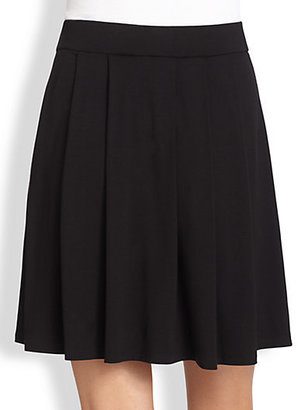 Eileen Fisher Pleated Knit Skirt