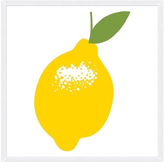 Pottery Barn Graphic Fruit Lemon Print