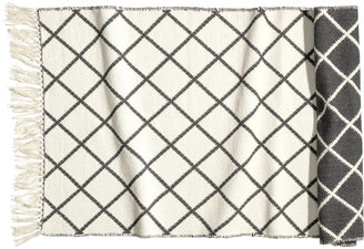 H&M Jacquard-weave Rug - Taupe/natural white