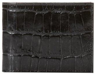 Joseph Abboud Men's Croc Embossed Leather Passcase