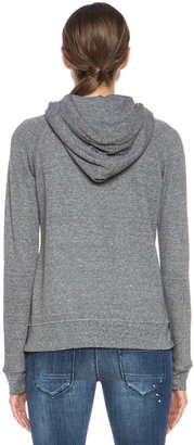 Current/Elliott The Hoodie Poly-Blend in Heather Grey