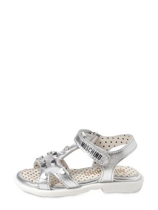 Moschino Studded Leather Sandals