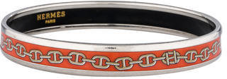 Hermes Narrow Enamel Bracelet
