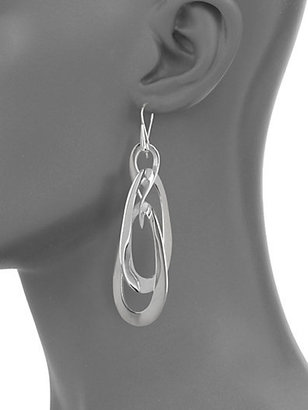 Ippolita Glamazon Scultura Sterling Silver Interlocking Drop Earrings