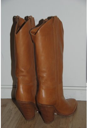 Sartore Brown Leather Boots