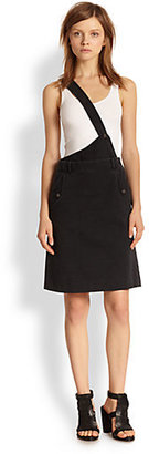 Marc by Marc Jacobs Cotton Asymmetrical-Suspender Skirt