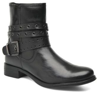 Elite Women's Itou Rounded toe Ankle Boots in Black