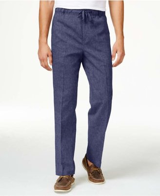 Tasso Elba Men's Linen Drawstring Pants, Created for Macy's
