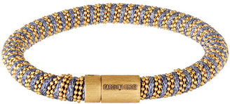 Carolina Bucci Grey and Gold-Plated Twister Bracelet