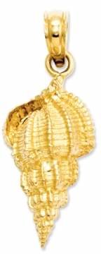 Macy's 14k Gold Charm, Conch Shell Charm