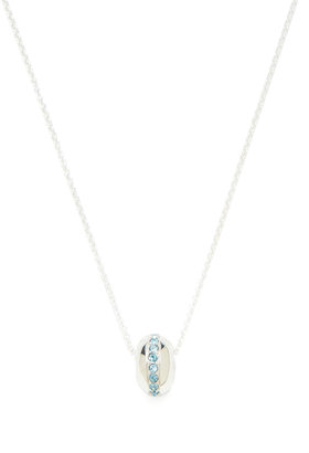 Swarovski Kelsey Aqua Blue Crystal Pendant Necklace