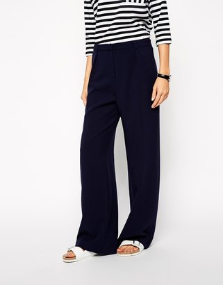 ASOS Wide Leg Pants with Piping