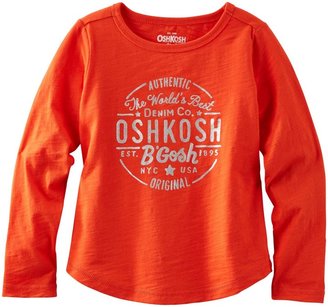 Osh Kosh Knit Top (Toddler/Kid) - Orange-4