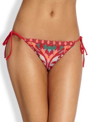 Cecilia Prado Patterned Side-Tie Bikini Bottom