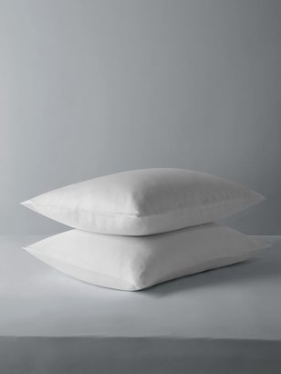 John Lewis & Partners Natural Cotton Standard Pillow Liners