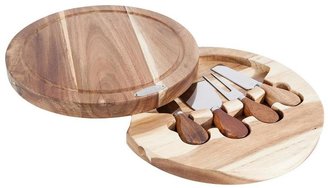 4-Piece Cheese Tool Set With Acacia Cutting Board