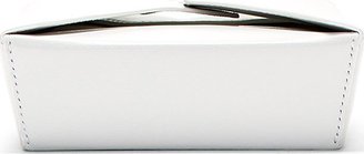 J.W.Anderson White Leather Bento Box Clutch