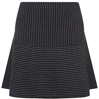 Theory Gida Striped A-Line Skirt