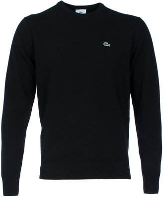 Lacoste Black Crew Neck Sweater
