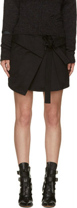 Isabel Marant Black Wrap Jaci Skirt
