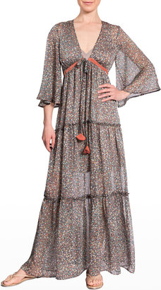 Everyday Ritual Jennifer Tiered Maxi Coverup Dress
