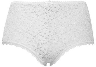 M&Co Corded lace high waist full briefs