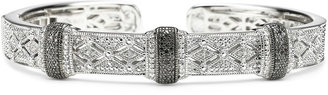 JCPenney FINE JEWELRY 1/2 CT. T.W. Black & White Diamond Cuff