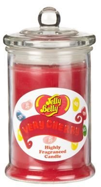 Jelly Belly Dark pink 'Very Cherry' jar candle