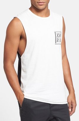 Zanerobe 'Cube' Graphic Muscle T-Shirt