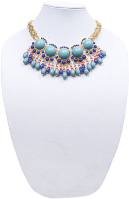 Wet Seal Multi-Colored Large Bead Bib Necklace