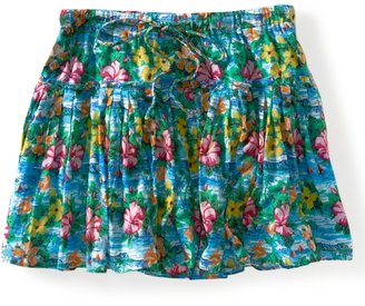 Aeropostale Hawaiian Print Knit Skirt