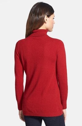 Nordstrom Women's Long Cashmere Turtleneck Sweater