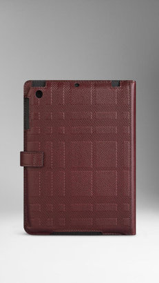 Burberry Embossed Check Leather iPad Mini Case