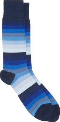 Paul Smith Tonal Stripe-Print Socks