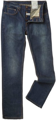 Linea Men's kew tailored mid wash jeans